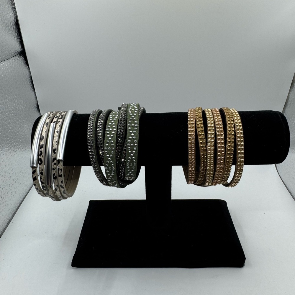 Lot of 3‎ Decorative Bracelets NEW